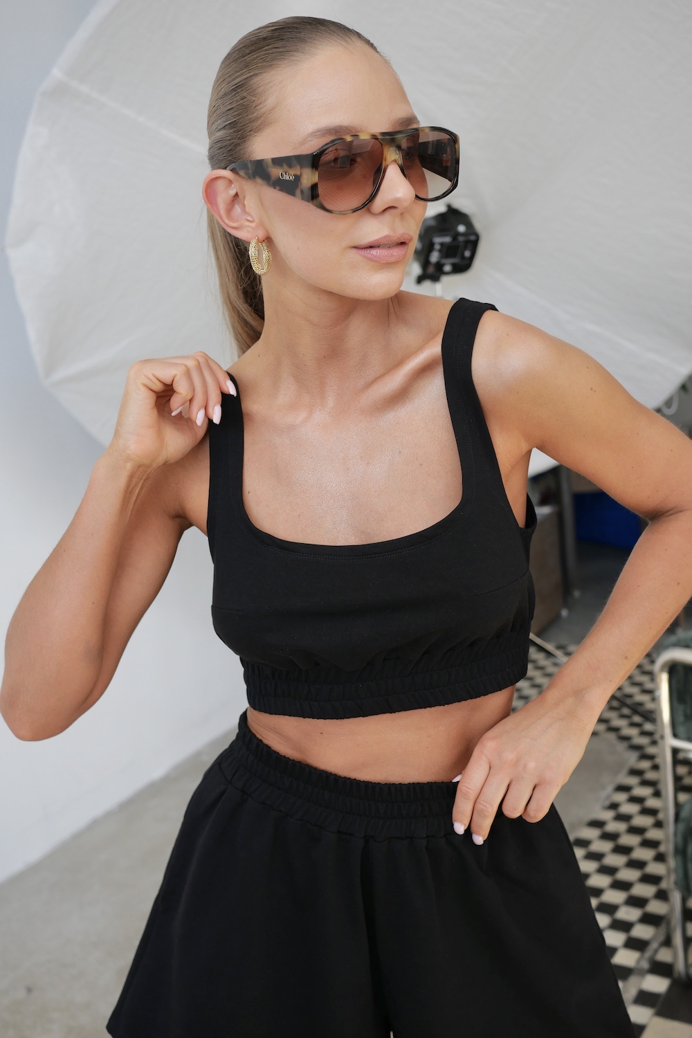Set Ayla Black komplet damski