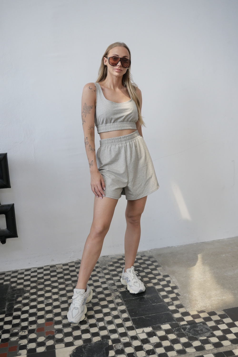 Set Ayla Melange damski