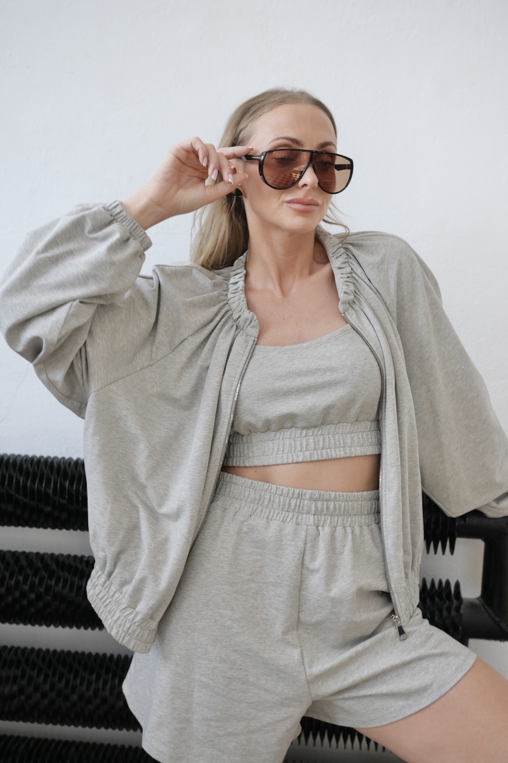 Set Ayla Melange komplet damski