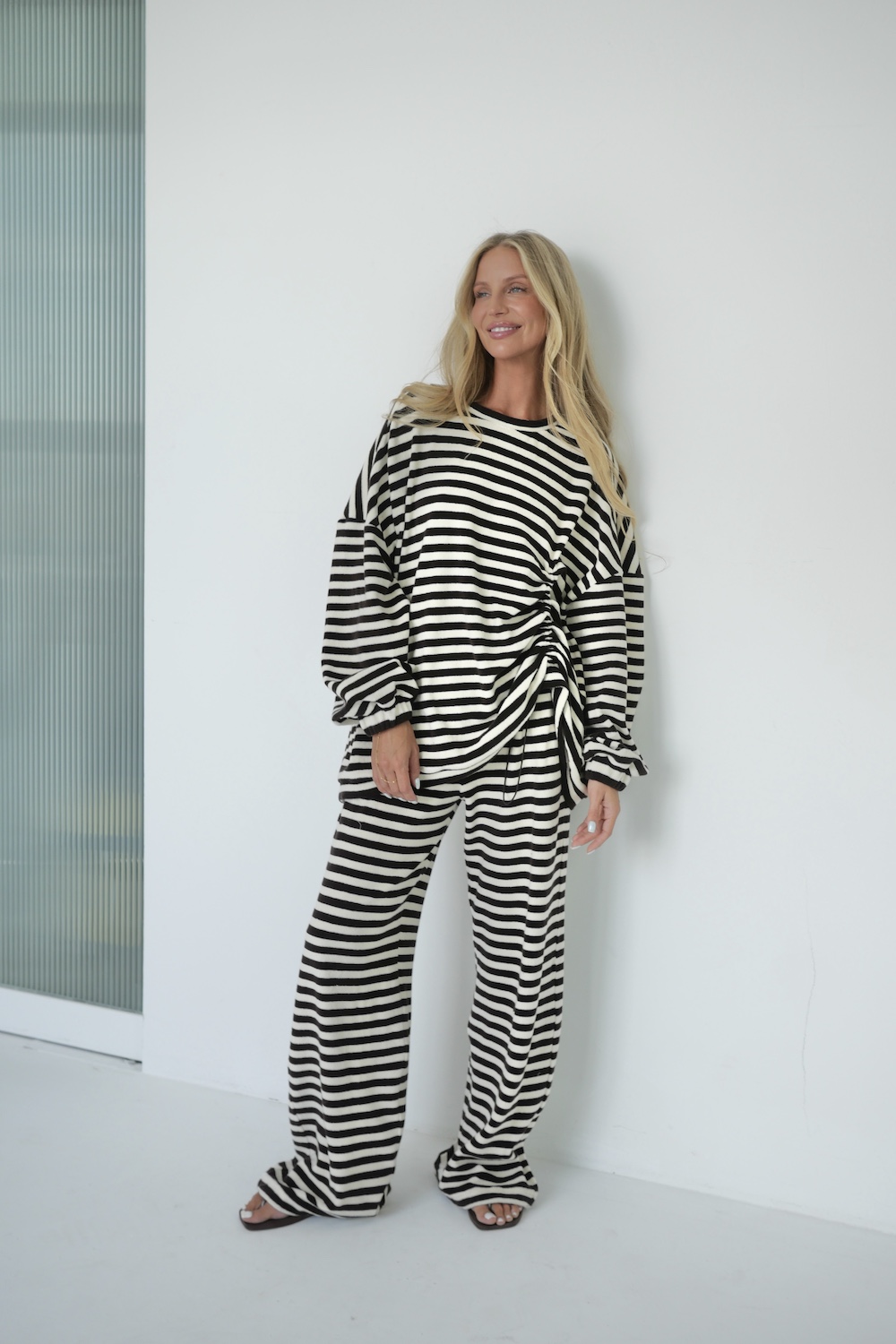 Spodnie Figa Frotte Stripes damskie