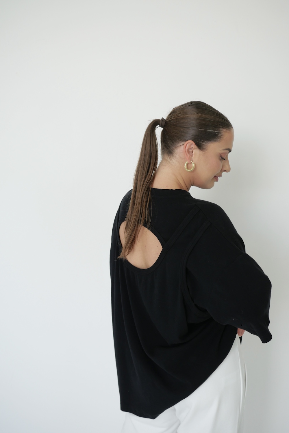 T-shirt Mandre black outfit