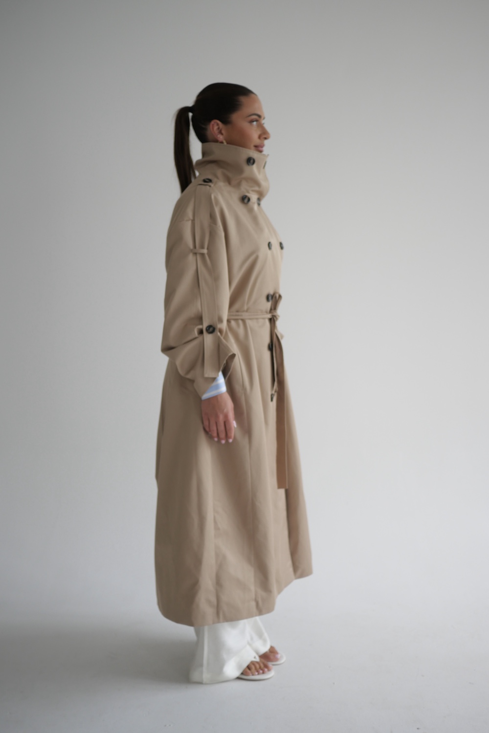 Trencz damski Flora beige