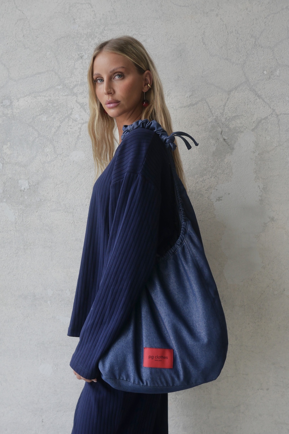 Torba Rufi jeans navy zdjęcie 3