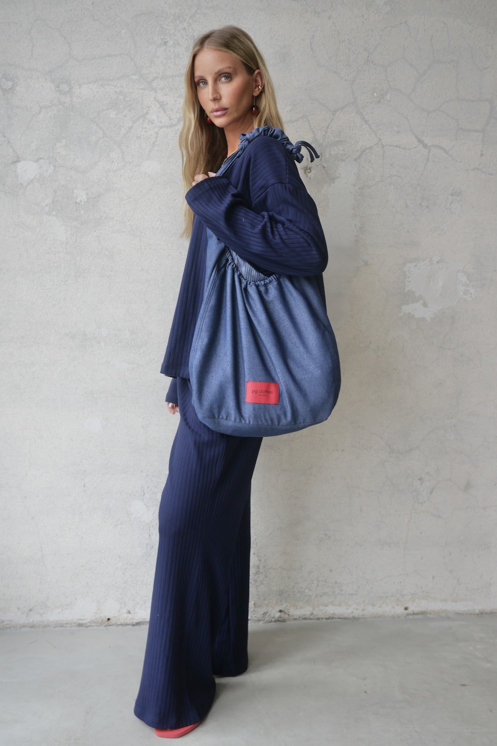 Torba Rufi jeans navy zdjęcie 4