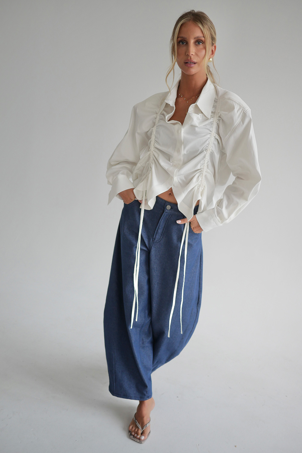 Koszula Fink off white damska