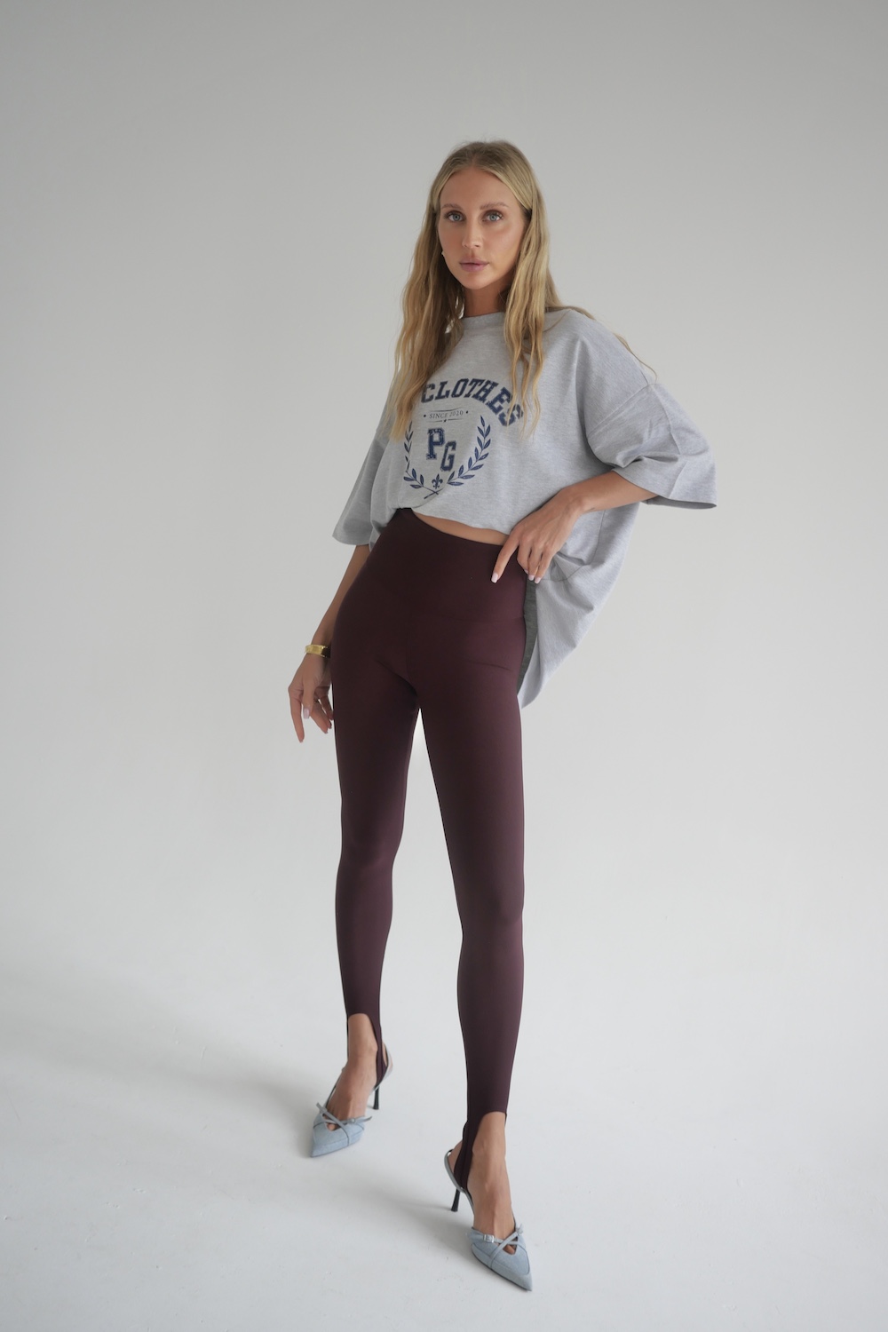 Legginsy Move bordo