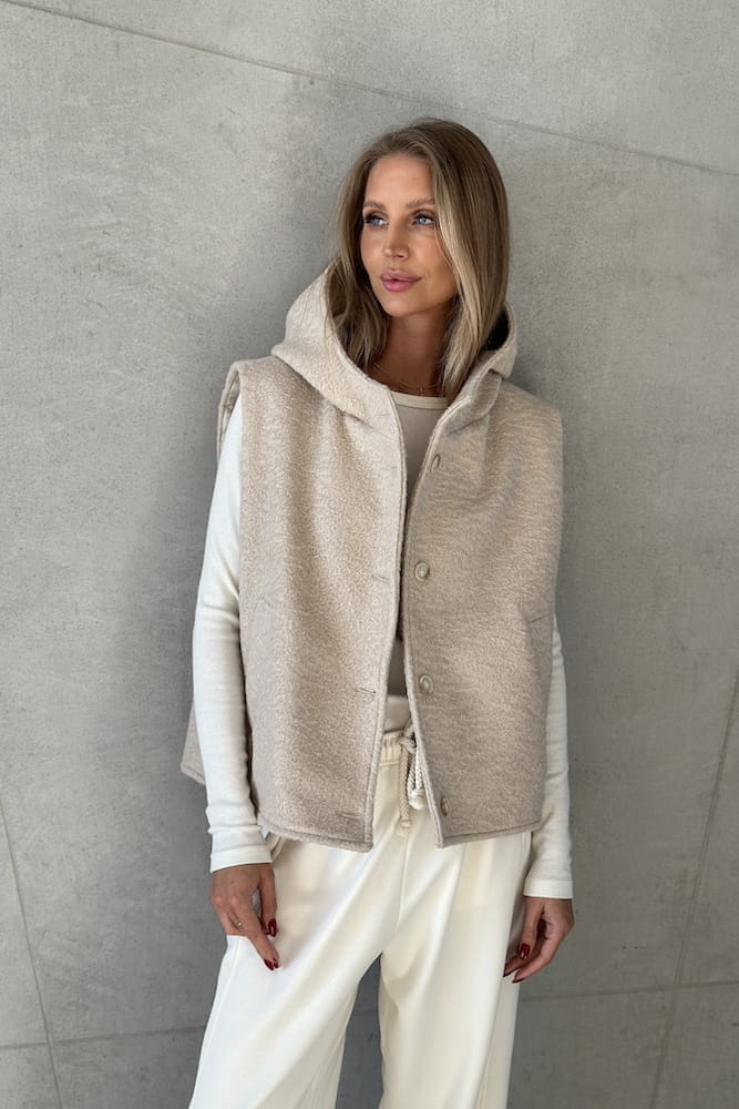 Kamizelka Gaia beige - drugie ujęcie