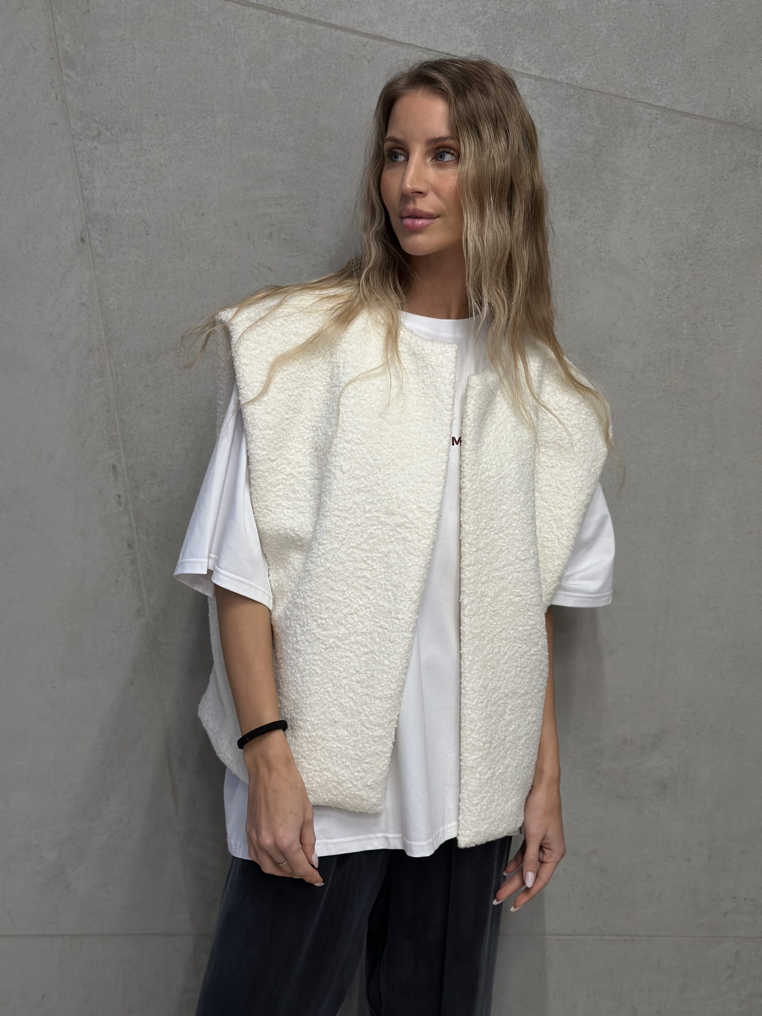 Jasna kamizelka damska Florence off-white