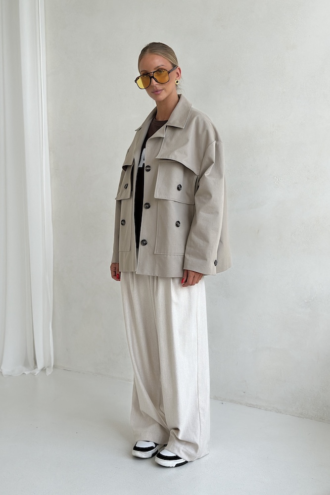 Kurtka Joplin beige damska