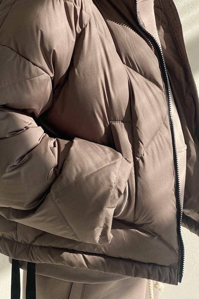 Kurtka puchowa Aspen taupe