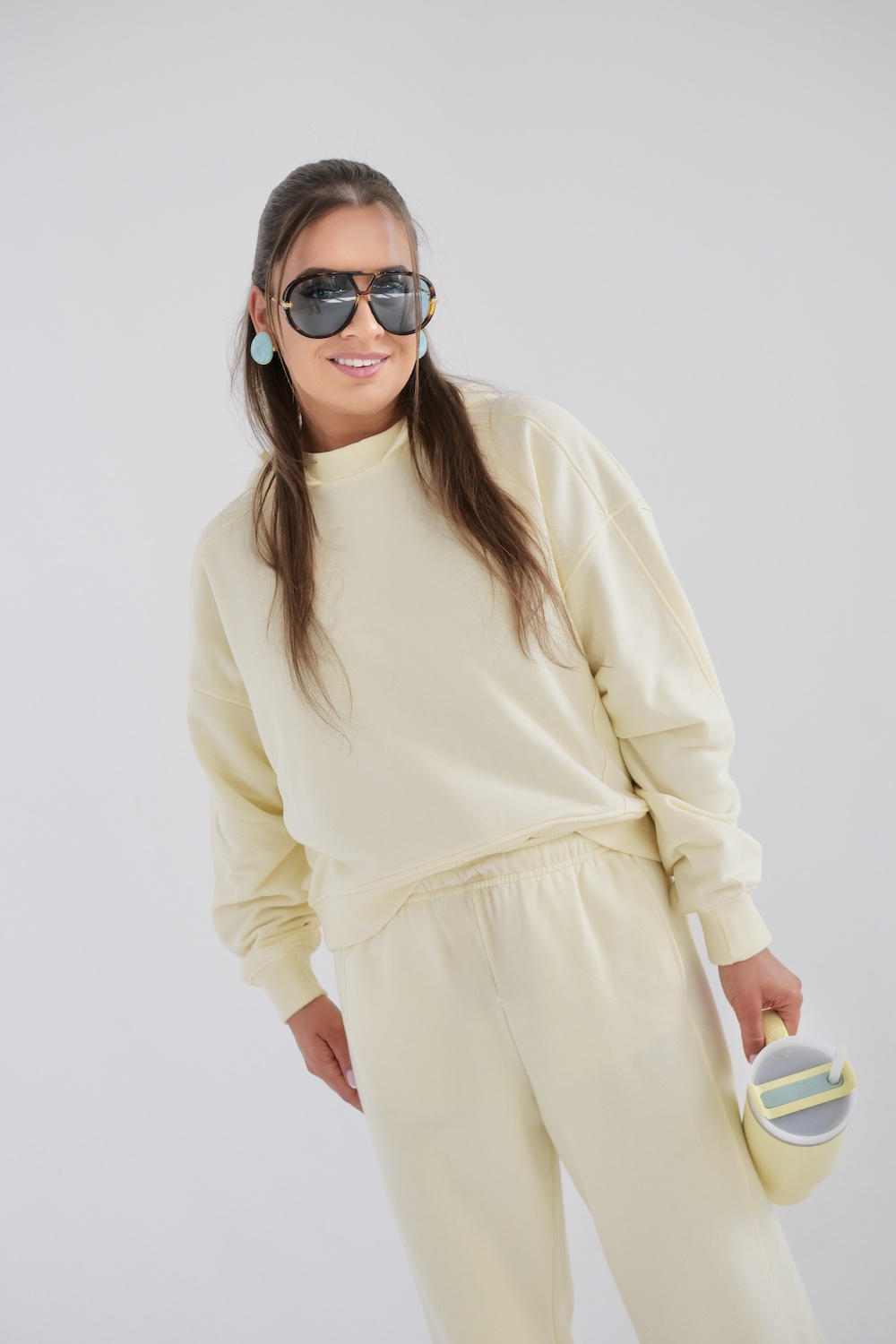 Dres Hanna off-white bluza fason