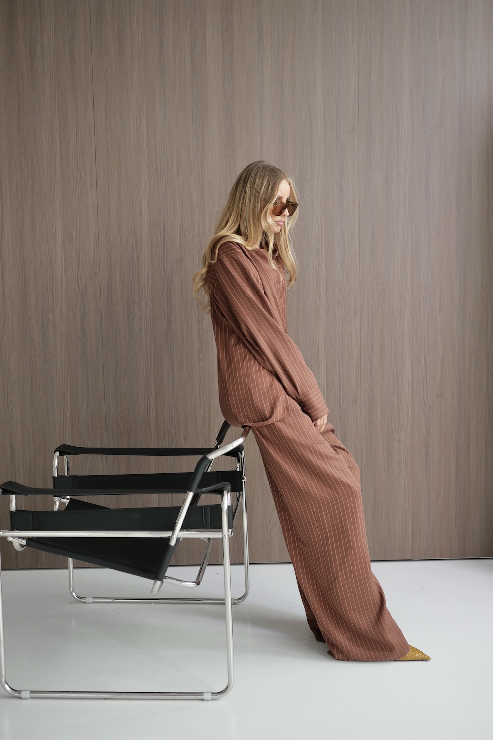 Set Thea Caramel Stripes